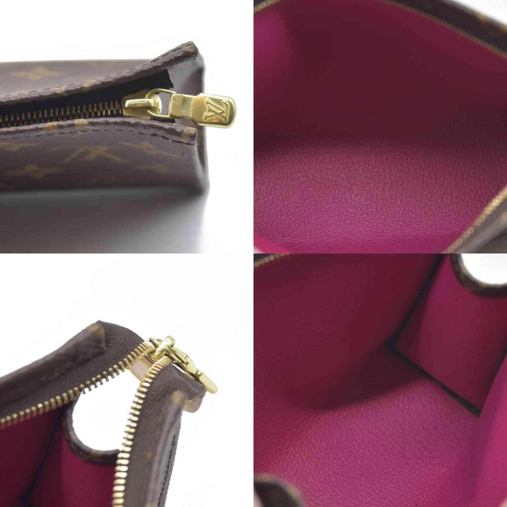 $700 Louis Vuitton Monogram Toiletry Pouch 15 Fuchsia RFID - Picture 4 of 15